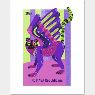 2024 No MAGA Republicans Posters and Art